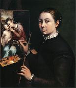 Sofonisba Anguissola Easel Painting a Devotional Panel Sweden oil painting artist